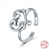 Heart Music Note Adjustable Ring