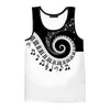 Piano Music 3D Printed Tank Top