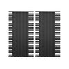 Piano Keys Gauze Curtain 28"x63" (Two Pieces)