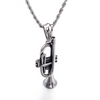 Silver Trumpet Necklace