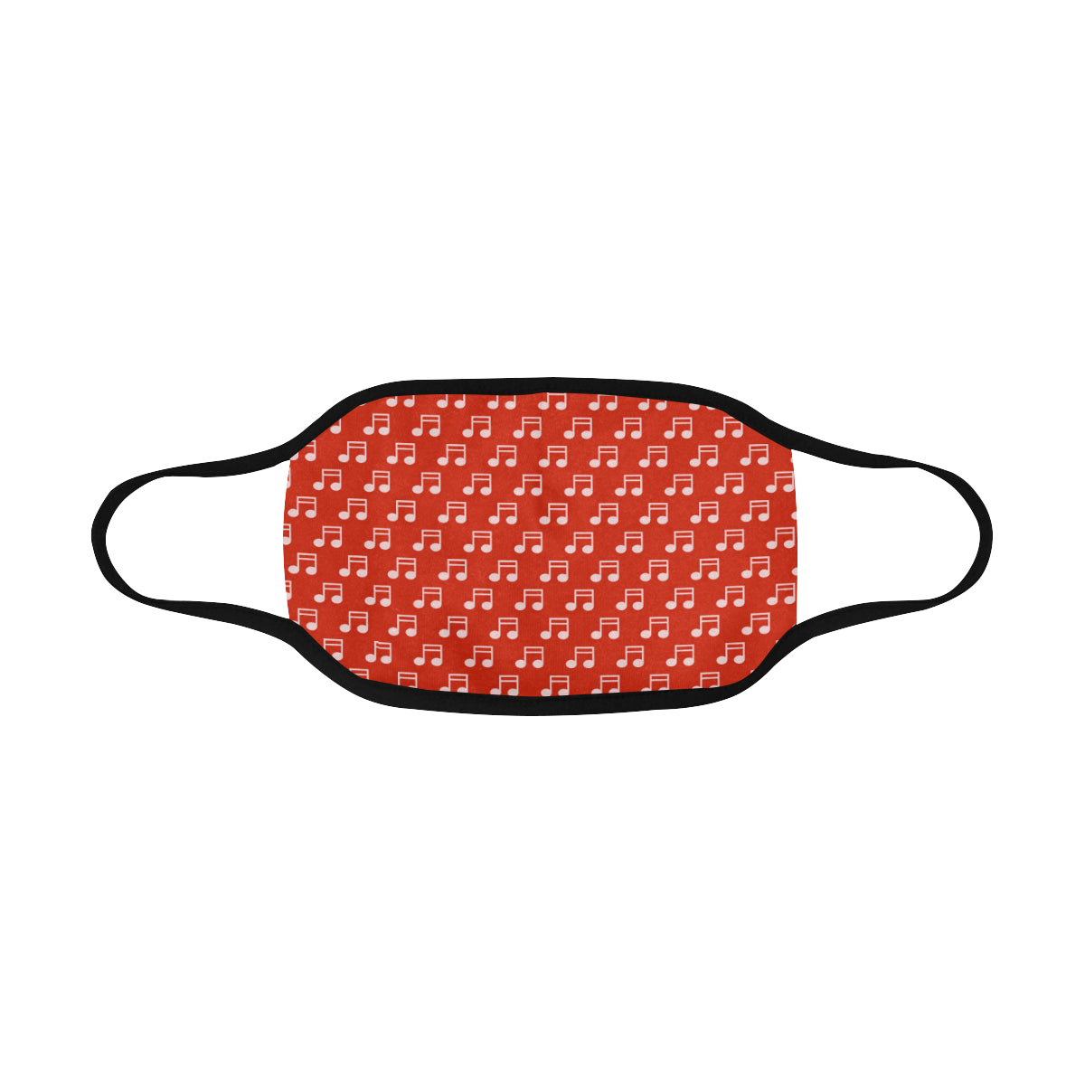 Music Notes Red Mask