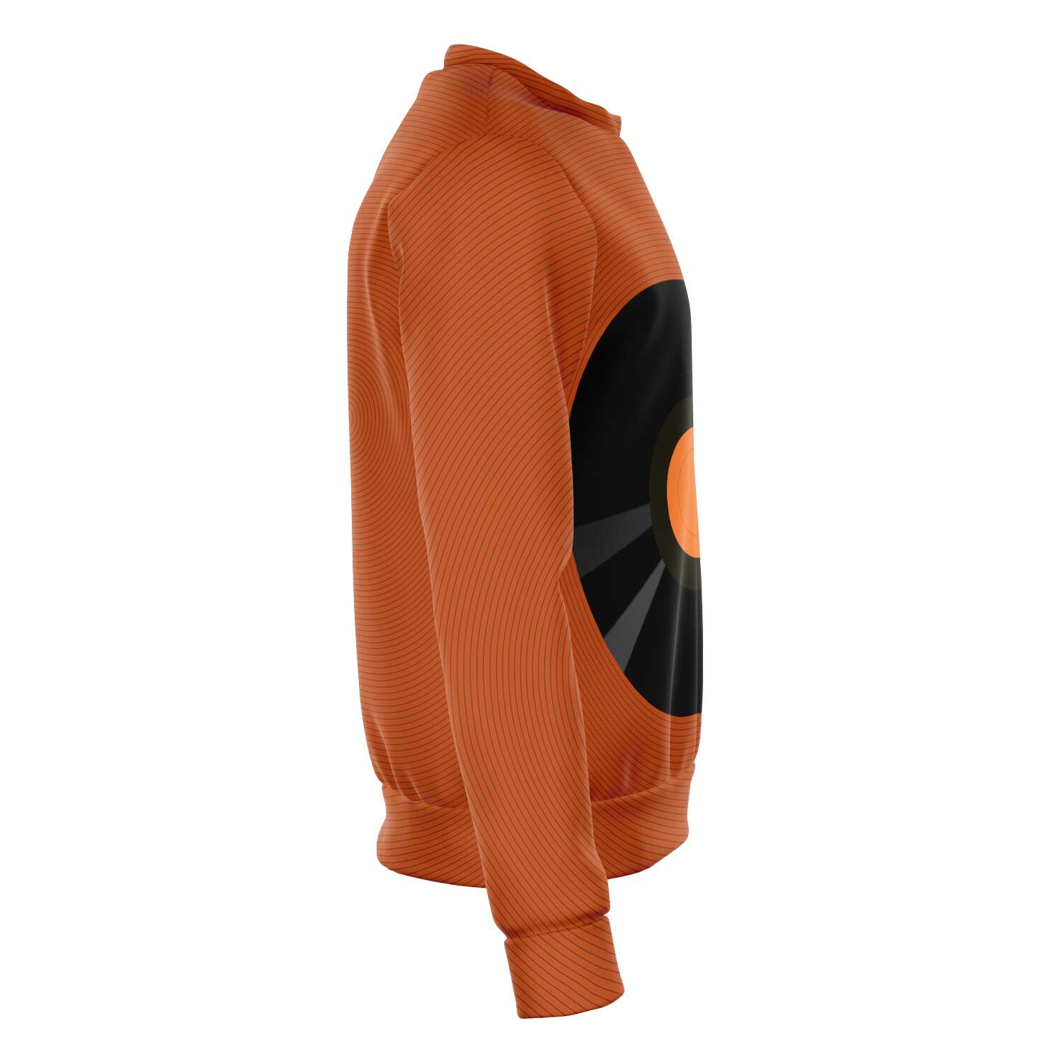 Vinyl Record Orange Sweatshirt