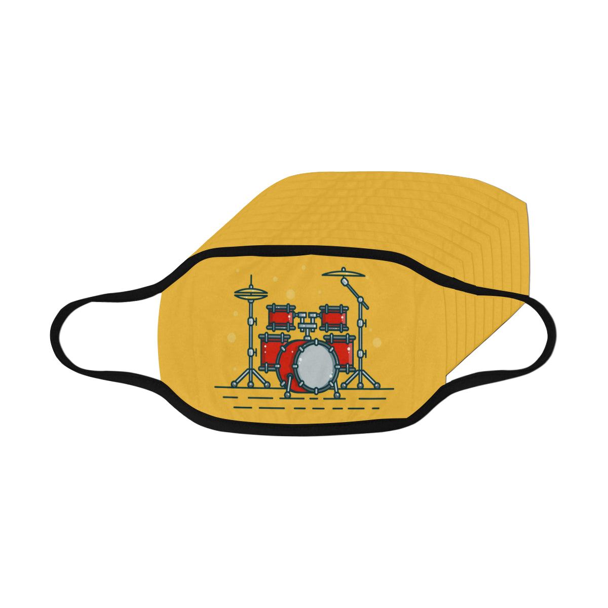 Drums Musical Instruments Mask