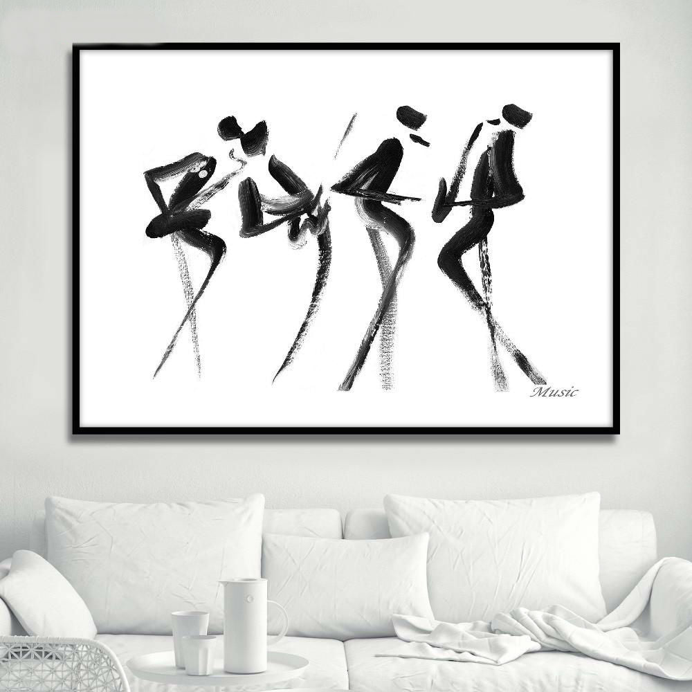 Mr Music Canvas Paintings