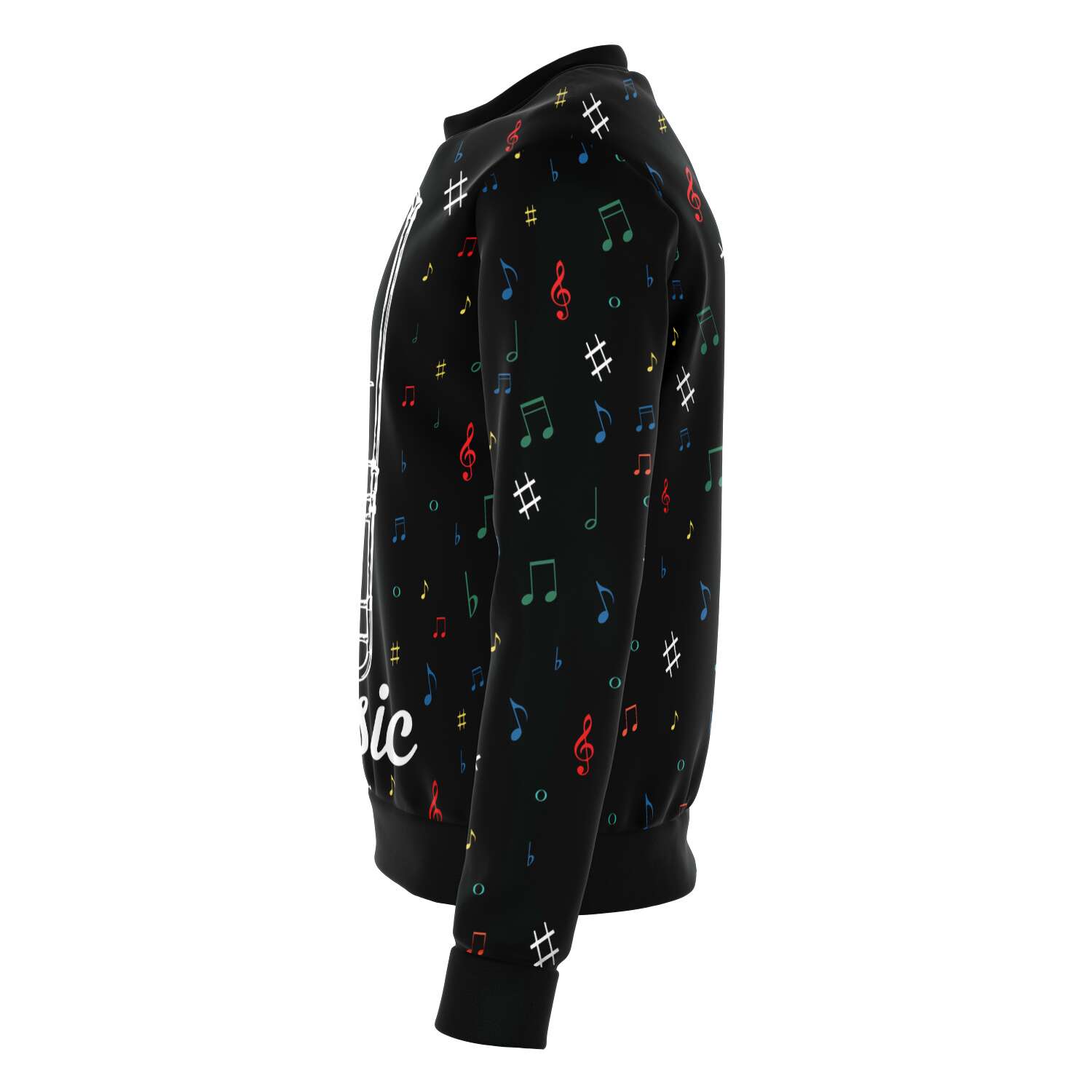 Trombone Black Sweatshirt