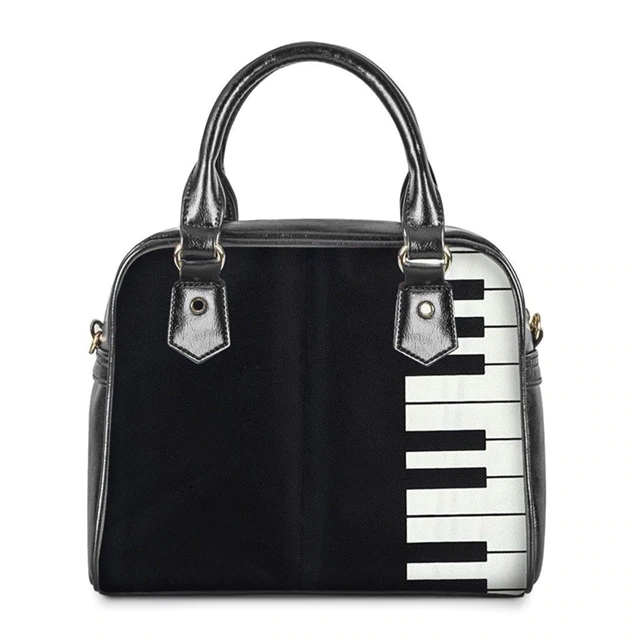 Piano PU-Leather Handbag