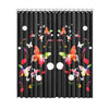 Music Notes Butterfly Window Curtains