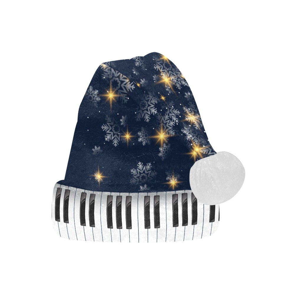 Piano Keys Christmas Santa Hat