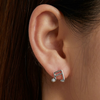 S925 Silver Music Earrings