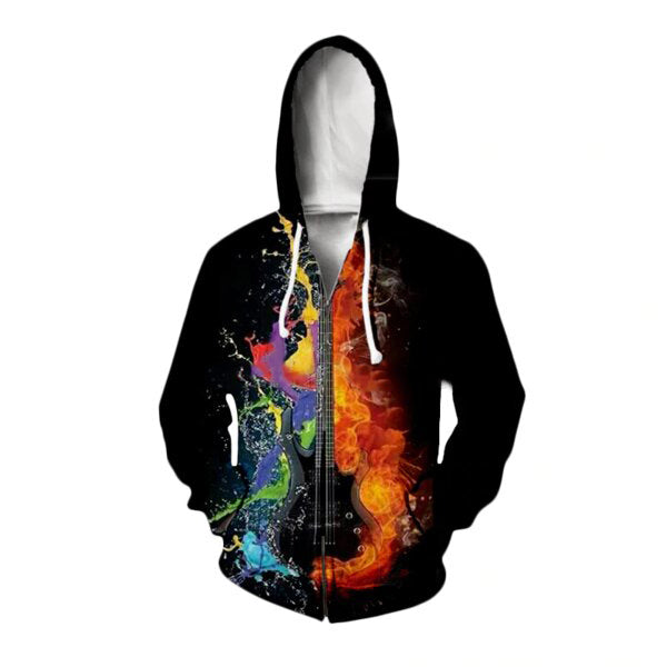 Guitar Art 3D Full Print Shirt