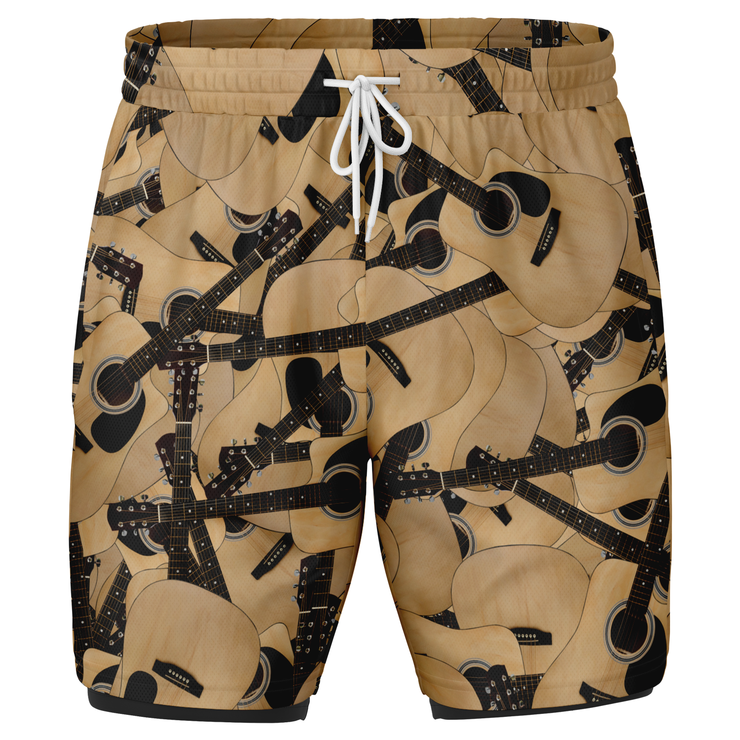 Acoustic Guitar 2-In-1 Shorts