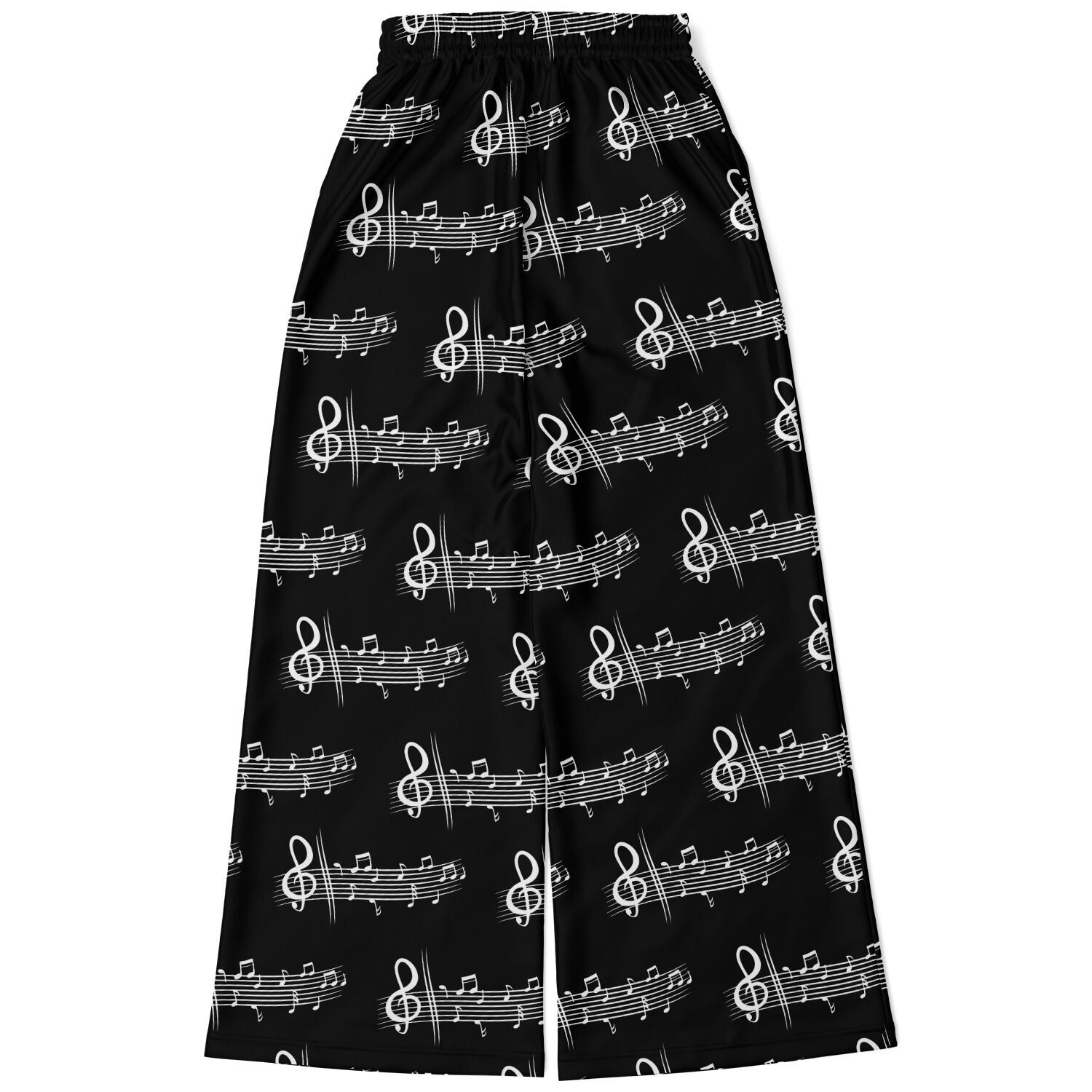 Music Isolated Black Flare Jogger