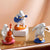 Musician Polar Bear Figurine