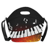 Piano Keys Music Neoprene Lunch Bag