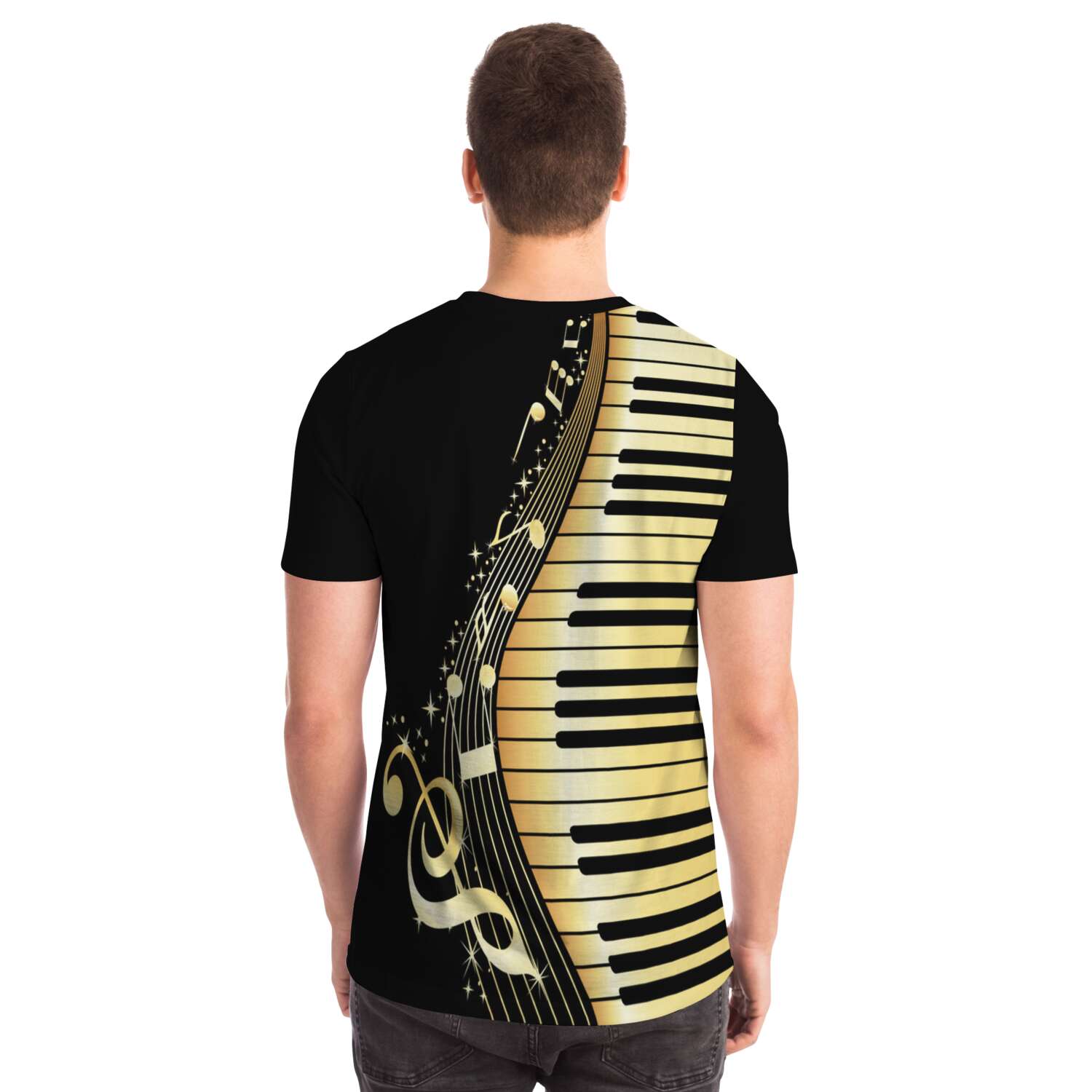 Piano Keys Music Notes T-Shirt