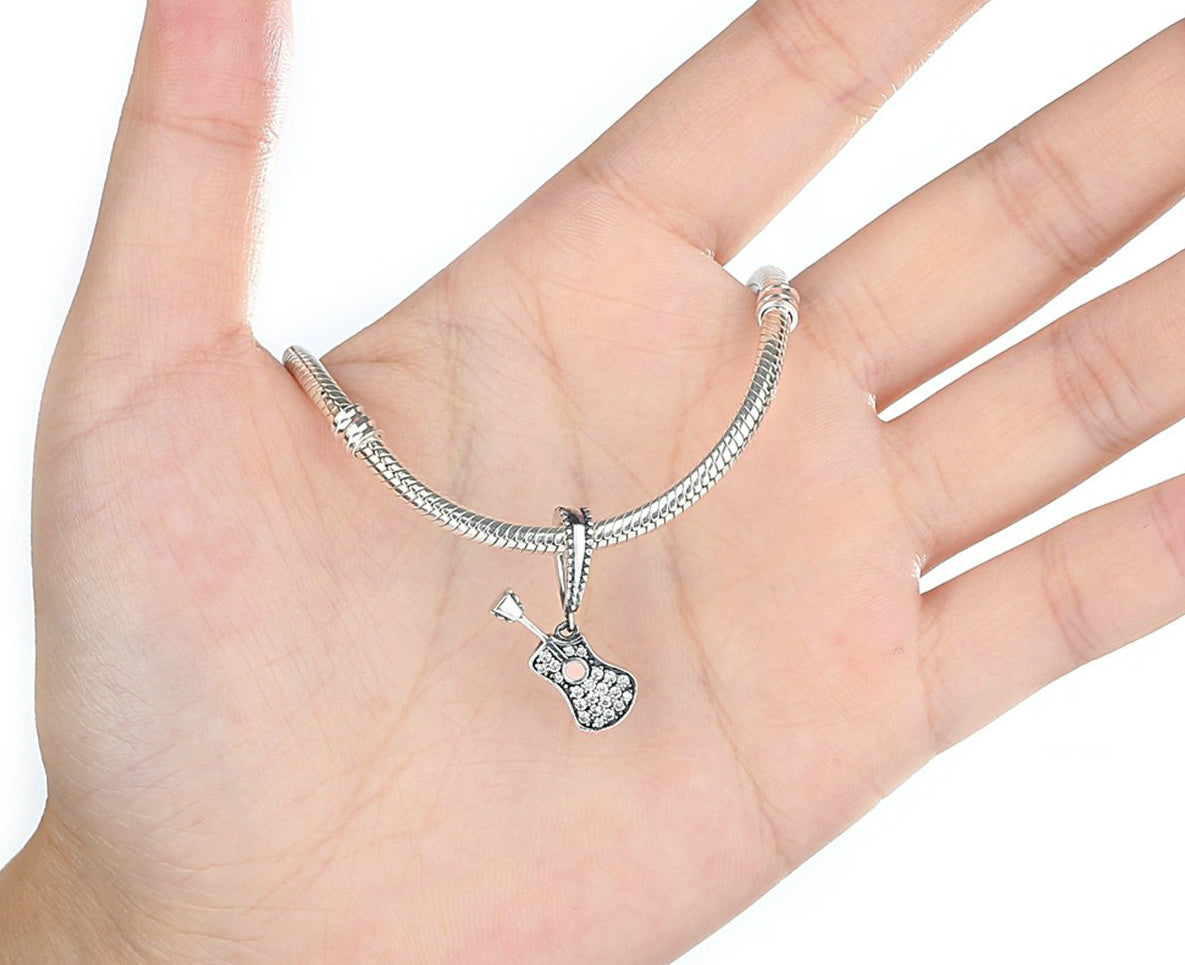 Guitar Sterling Silver Pendant