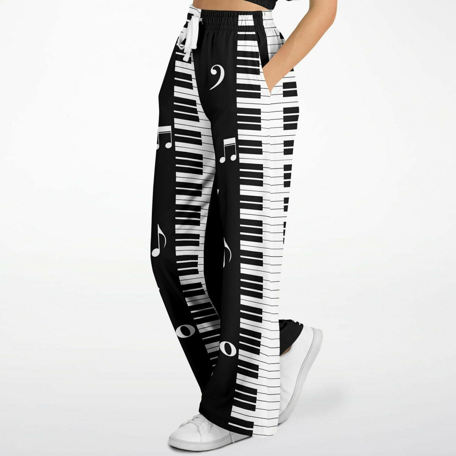 Piano Music Notes Flare Jogger