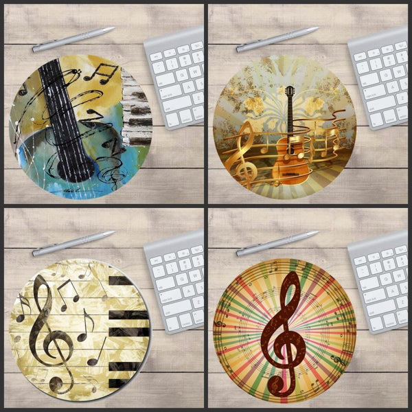 Free - Musical Note Mouse Pad - Artistic Pod
