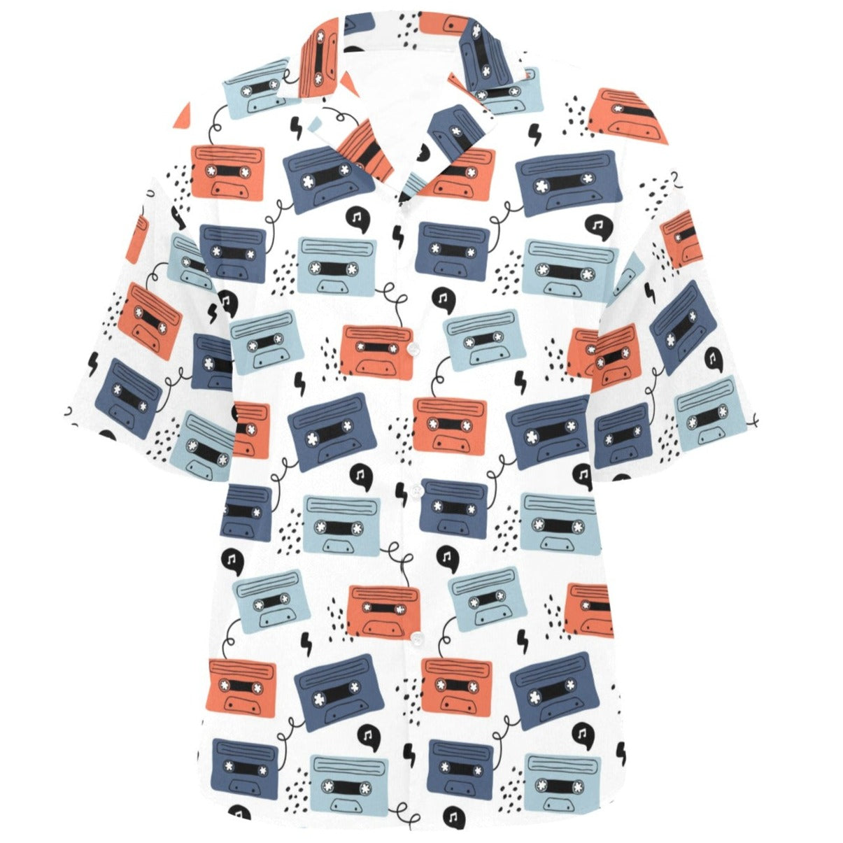 Cassette Rock Music Hawaiian Shirt