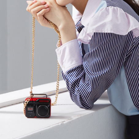 Retro Mini Radio Shape Bluetooth Speaker