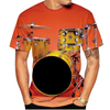 Drum Music 3D Print T-shirt