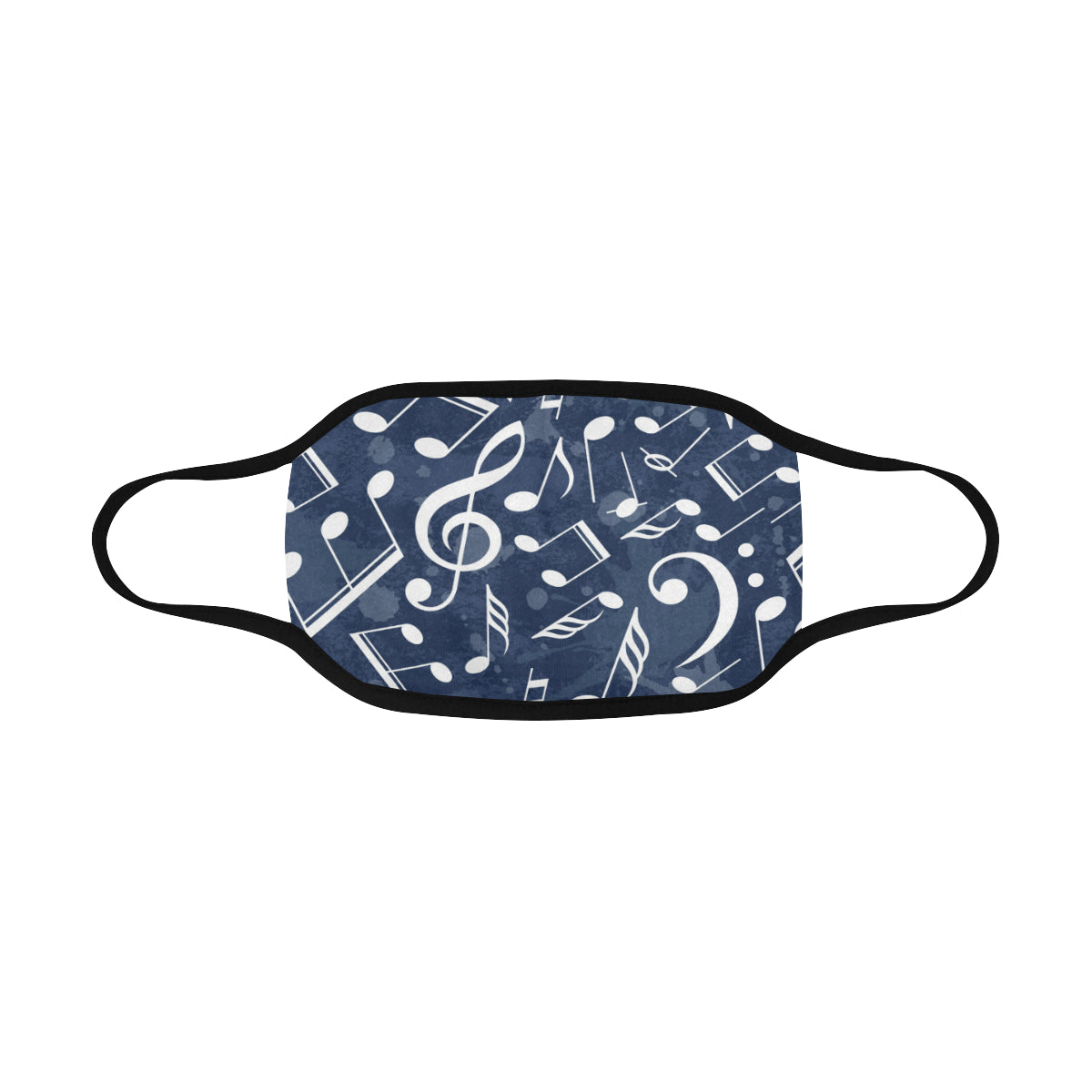 Music Notes Blue Mask