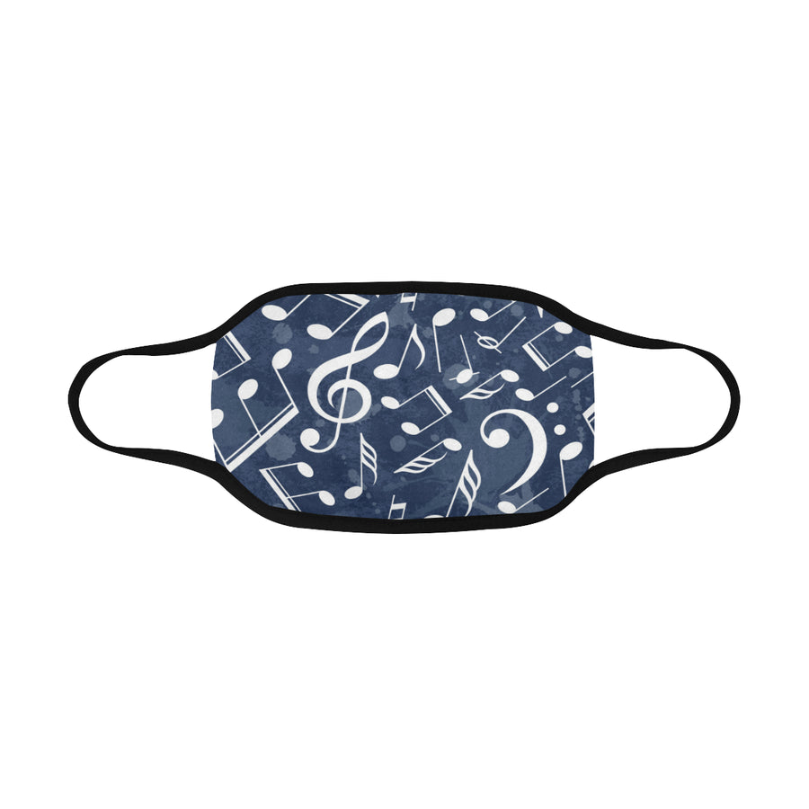 Music Notes Blue Mask