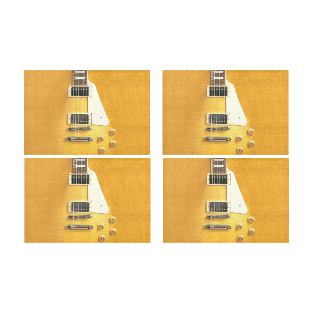 Superb Guitar Placemats (Set of 4)