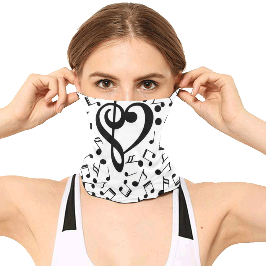 Music Notes Multifunctional Bandana(Pack of 3)
