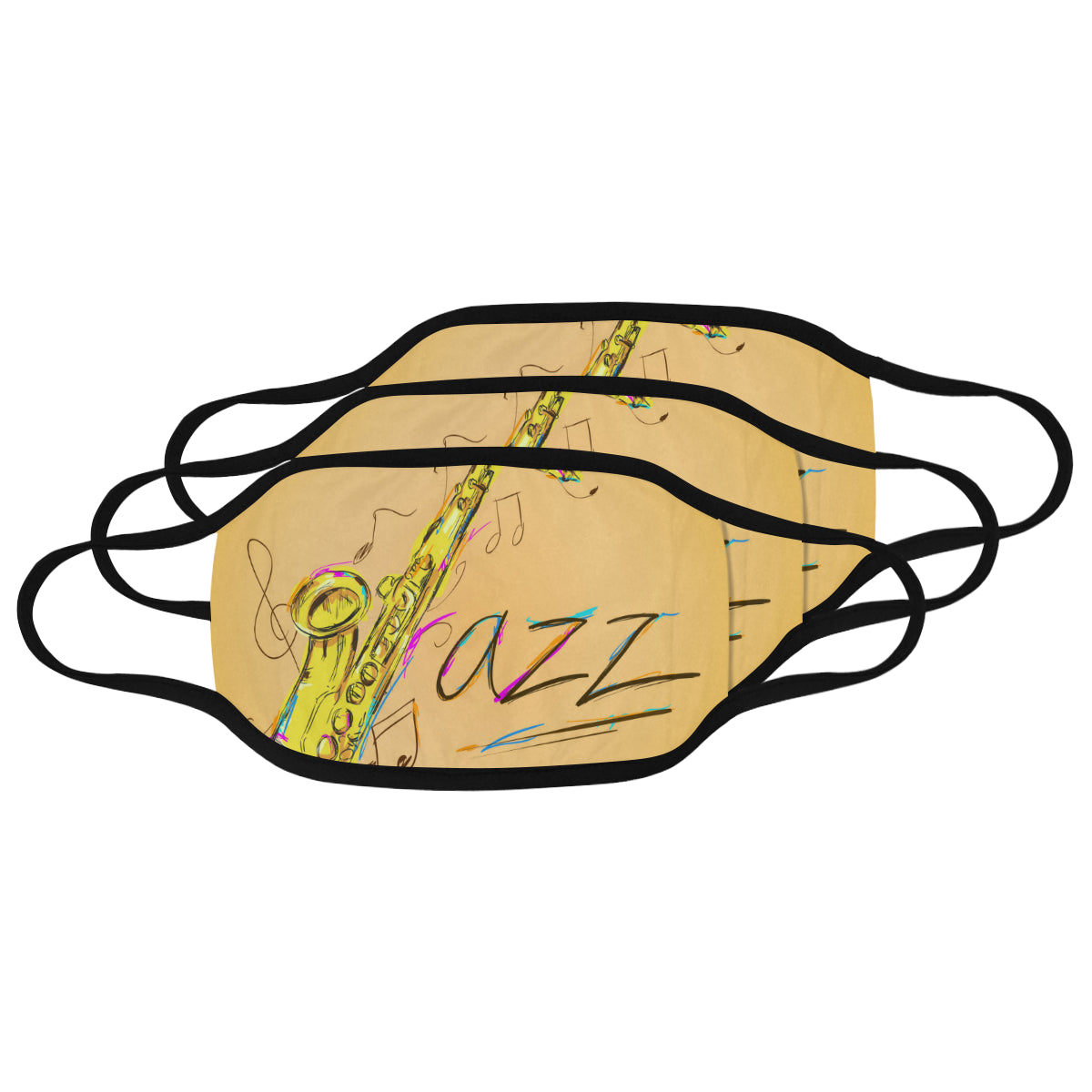 Jazz Saxophone Mask