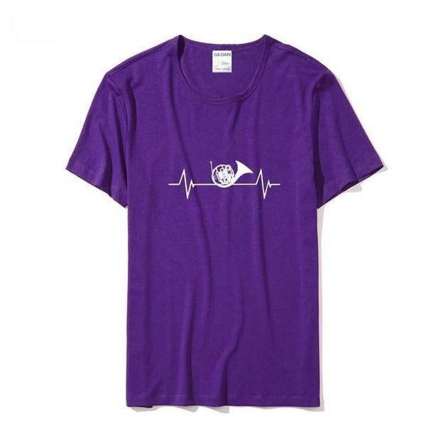 French Horn Heartbeat T-Shirt