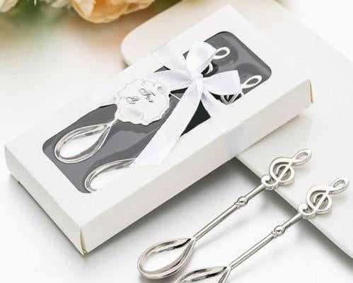 Silver Music Notes Spoons Set