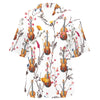 Violin Flowers Hawaiian Shirt