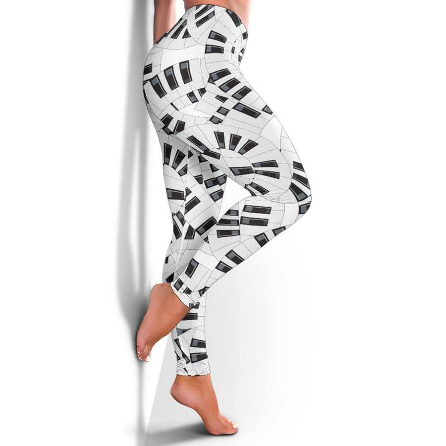 Piano White Women's Leggings