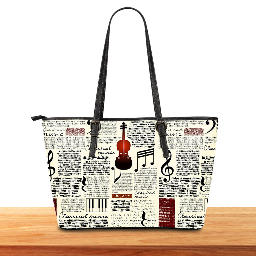 Violin Leather Handbag