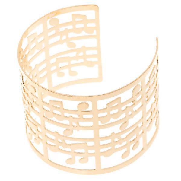 Punk Music Notes Bangle
