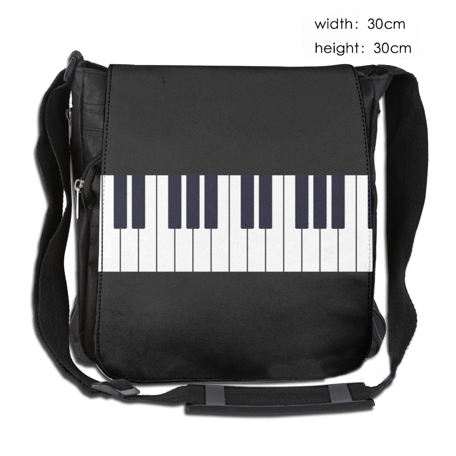 Piano Keys Black Bag