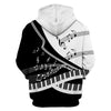 Piano Music B&W Sweatshirt/Hoodie