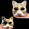 Music Note Cat Venetian Mask