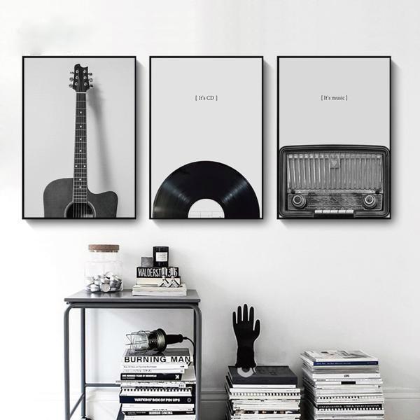 Vintage Music Wall Art
