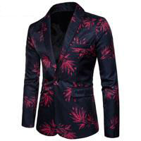 Leaves Printed Blazer