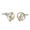 Treble Clef Round Cufflinks