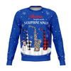 Christmas Begin With Saxophone Songs Blue Sweatshirt
