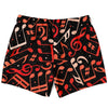 Red Music Notes Shorts