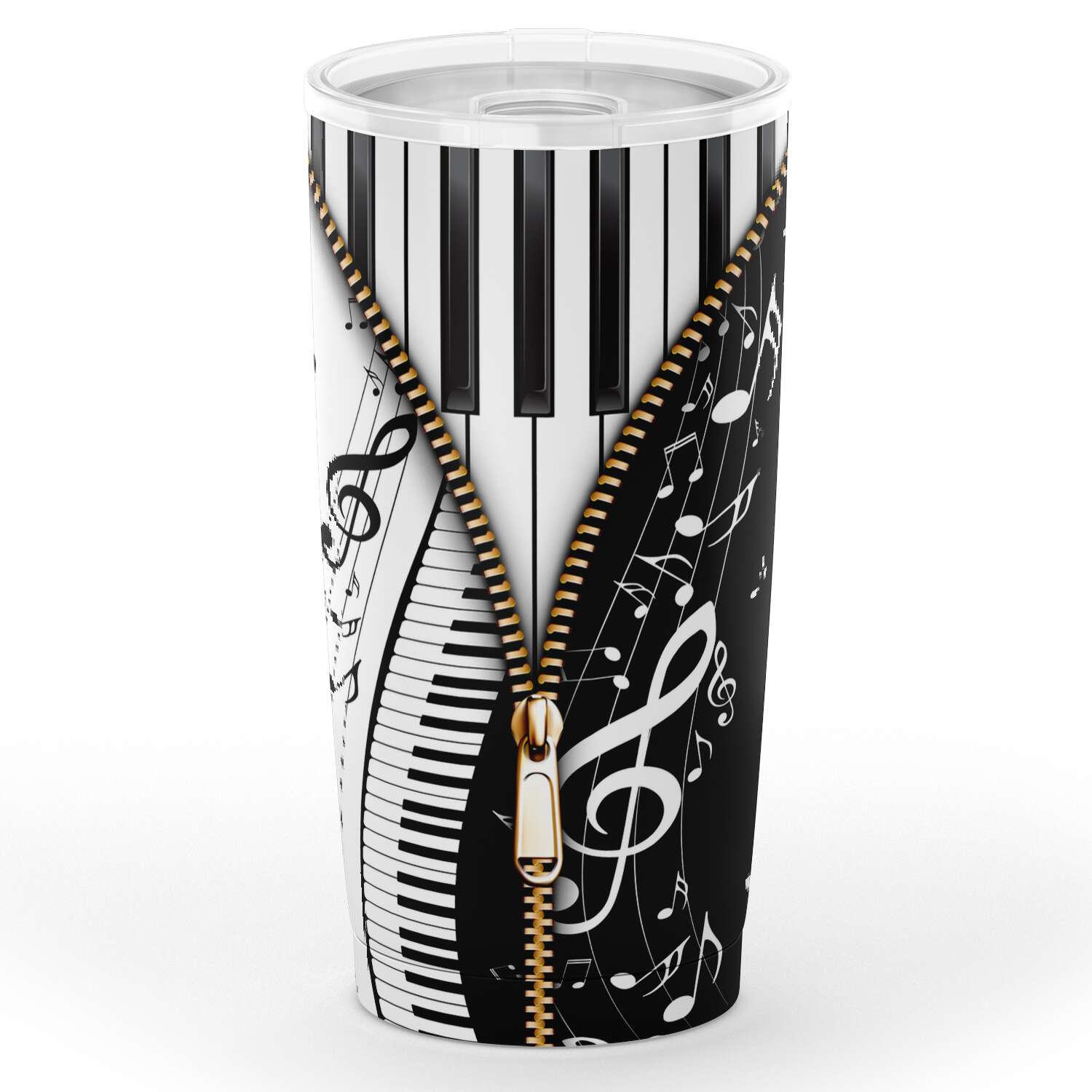 Piano Keys And Musical Notes Tumbler