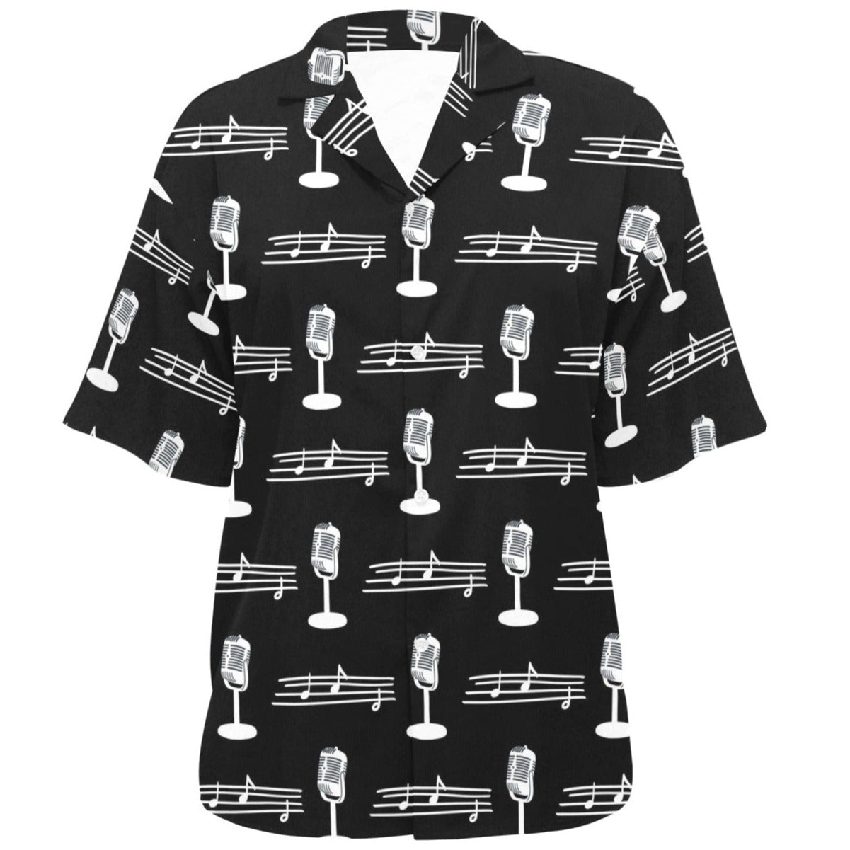 Music Microphone Hawaiian Shirt
