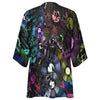 Vinyl Music Chiffon Kimono