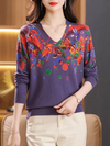 Music Long Sleeve Knitted Sweater