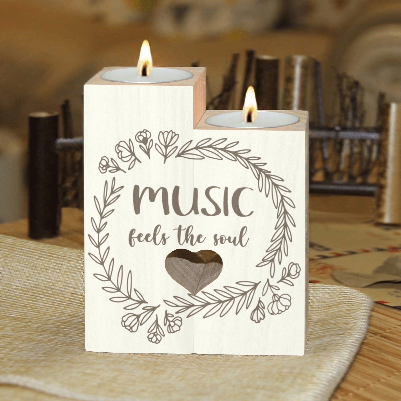 Music Soul Candle Holder