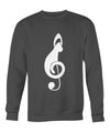 Treble Clef Cat Sweatshirt